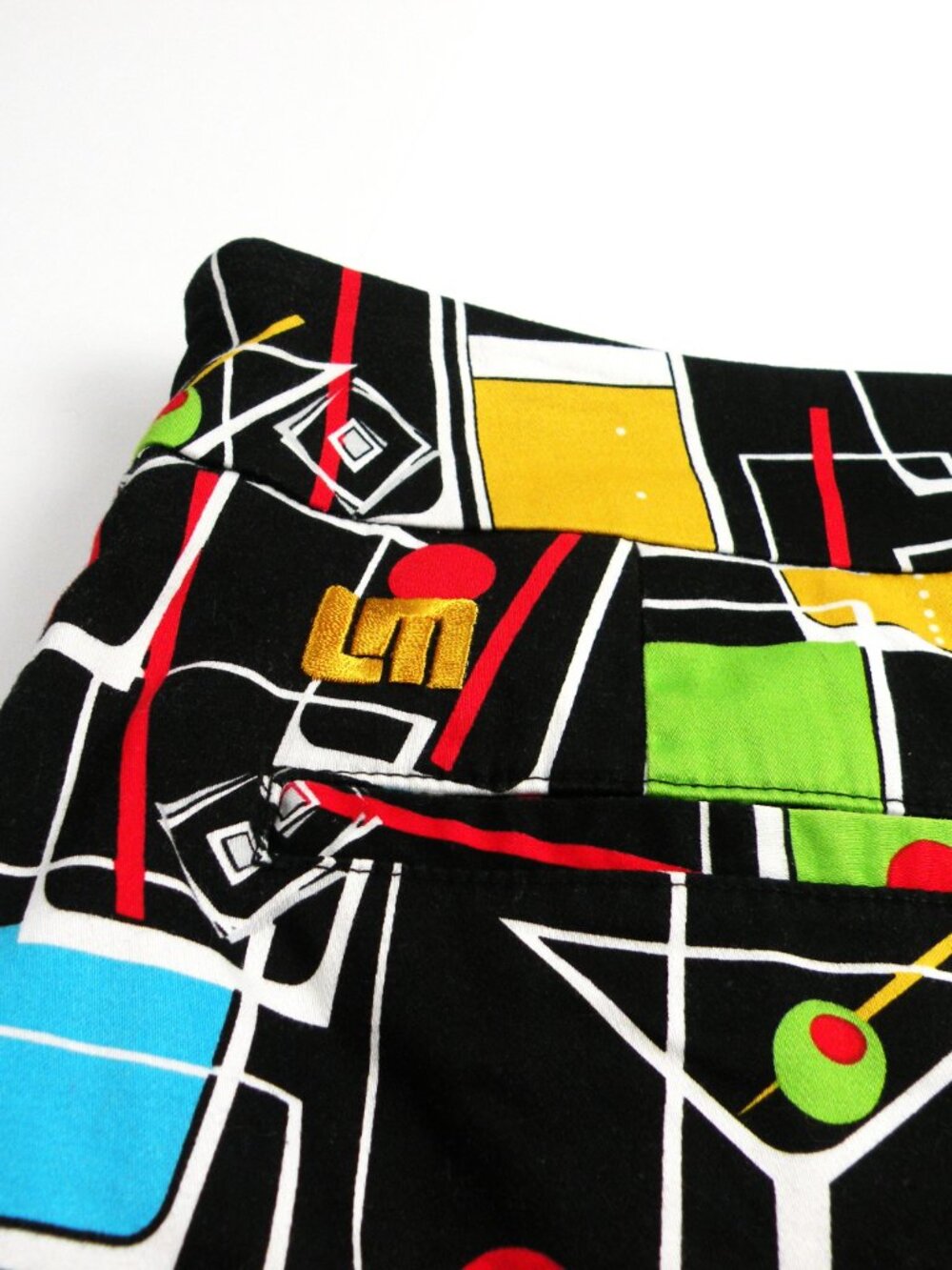 Loudmouth Martini Drinks Golf Skirt Skort 2 - Picture 4 of 6